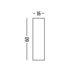 Phào Chỉ Lưng Tường Trắng Trơn M028-W