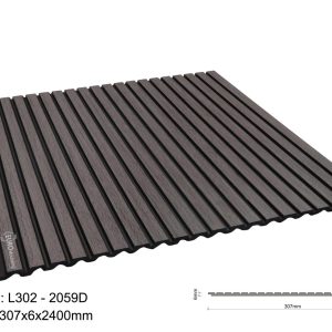 Tấm Ốp Lam Sóng Giả Gỗ L302-2059D