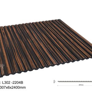 Tấm Ốp Lam Sóng Giả Gỗ L302-2204B