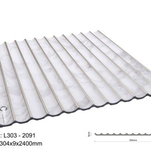 Tấm Ốp Lam Sóng Giả Đá L303-2091