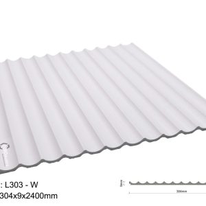 Tấm Ốp Lam Sóng L303-W