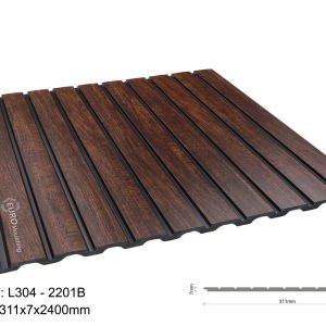 Tấm Ốp Lam Sóng Giả Gỗ L304-2201B