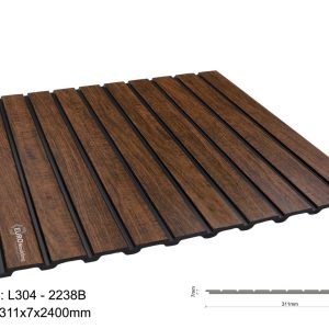 Tấm Ốp Lam Sóng Giả Gỗ L304-2238B