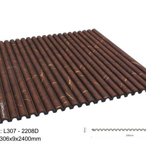 Tấm Ốp Lam Sóng Giả Gỗ L307-2208D