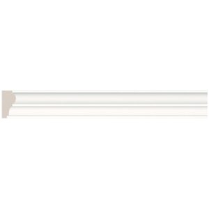 phào chỉ trang trí tường trắng trơn M049-W