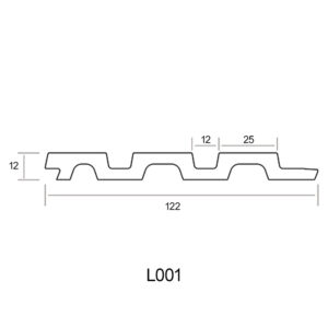 Mặt cắt lam sóng L001