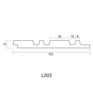 Mặt cắt lam sóng L003