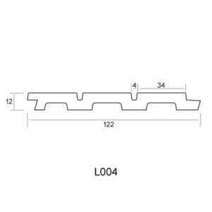 Mặt cắt lam sóng L004