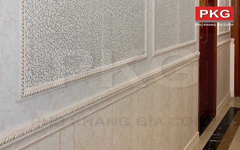 Phào chỉ lưng tường Phú Khang Gia mẫu 8