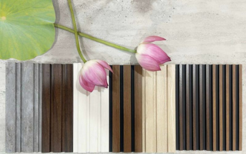 Ốp chân tường vân gỗ. vân đá