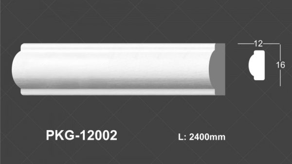 Phào nẹp tường PU 12002