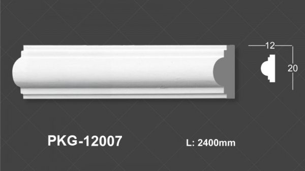 Phào nẹp tường PU 12007