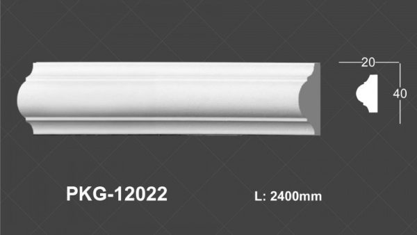 Phào nẹp tường PU 12022