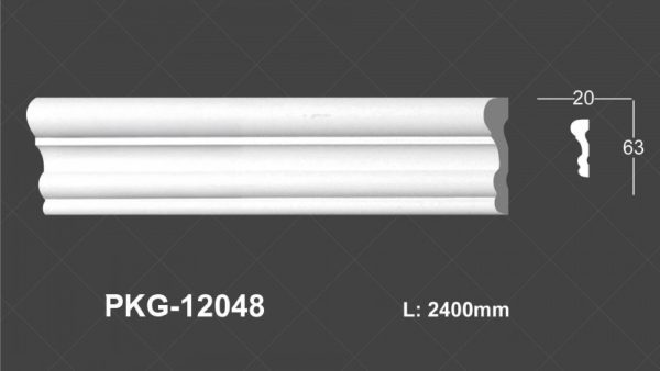 Phào nẹp tường PU 12048