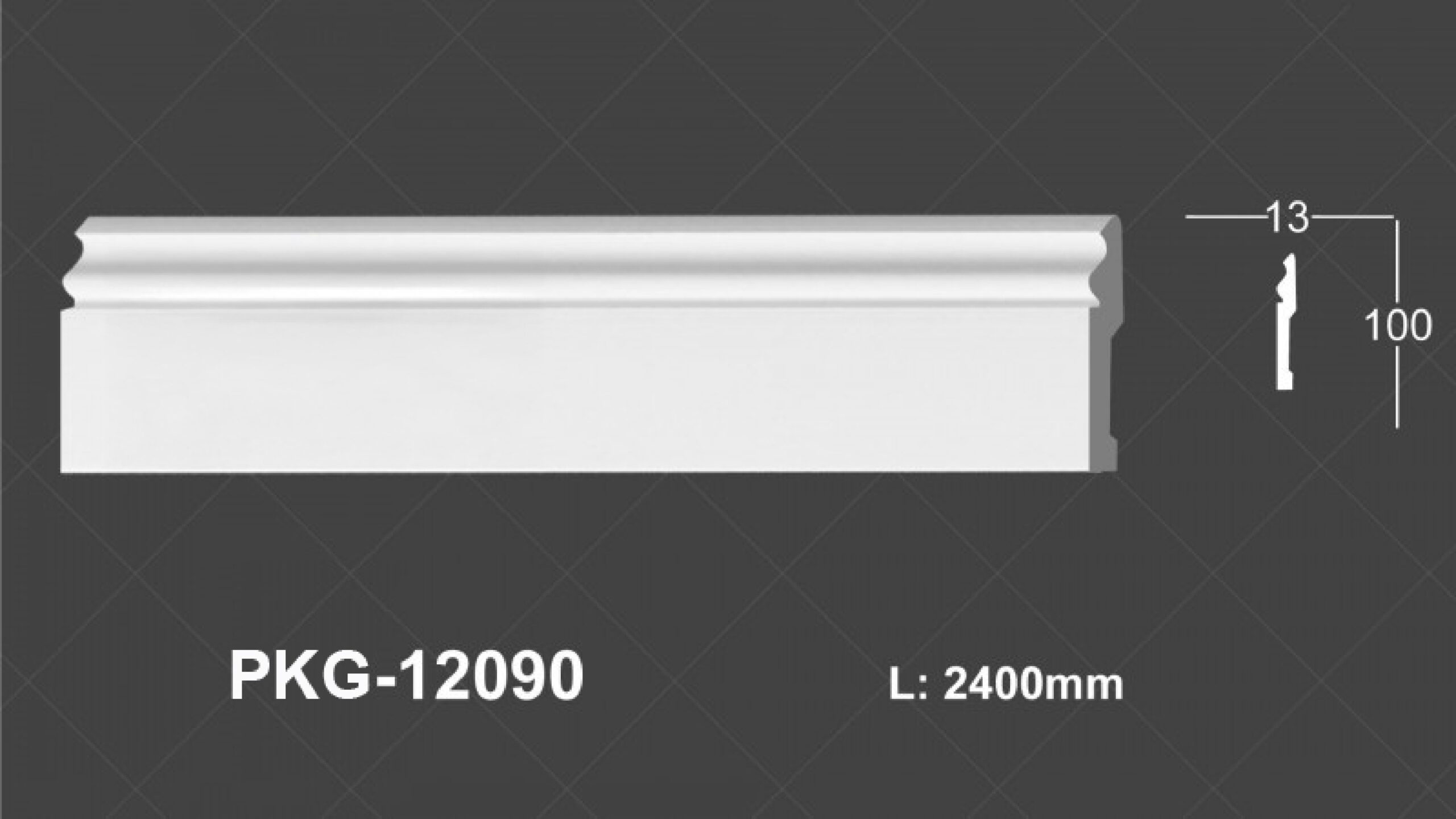 Phào Nẹp Tường PU 12090