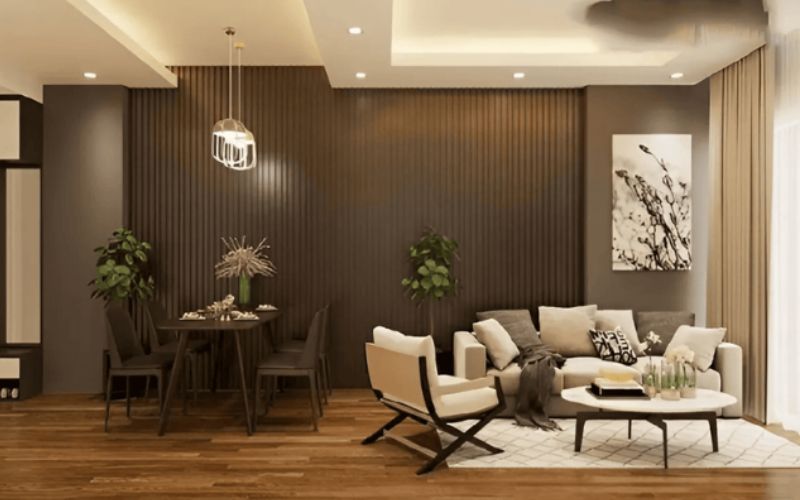 20 Mẫu ốp lam sóng phòng khách cao cấp hiện đại nhất 2025