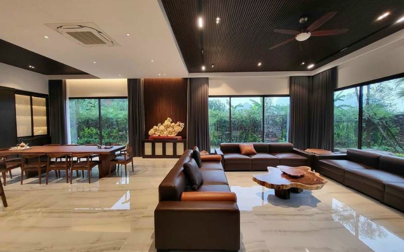 Phân loại mẫu trần nhựa phòng khách