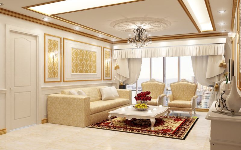 Phú Khang Gia - cung cấp mẫu trần nhựa phòng khách uy tín 