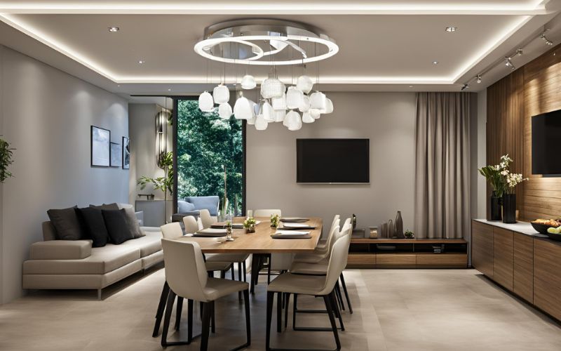 Mẫu trần nhựa phòng khách 