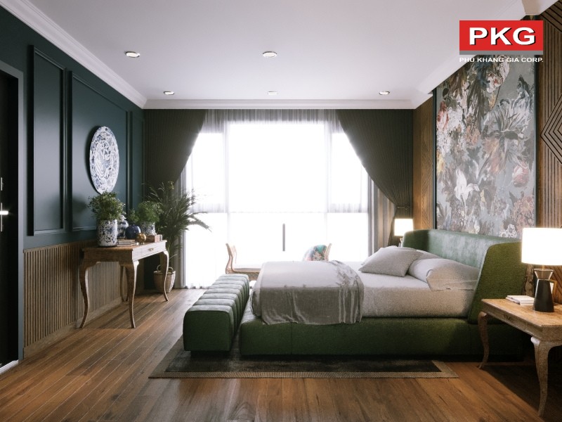 Chọn màu cho phong cách phào chỉ Indochine