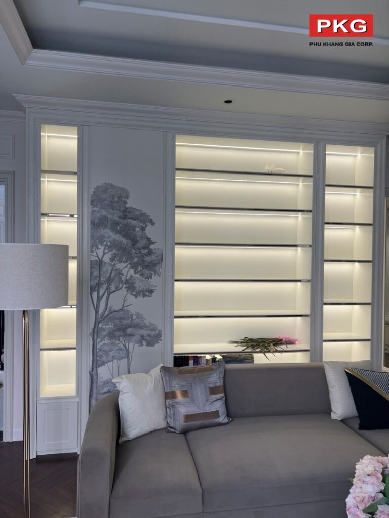 Giữ phào chỉ đơn giản để tạo sự cân bằng