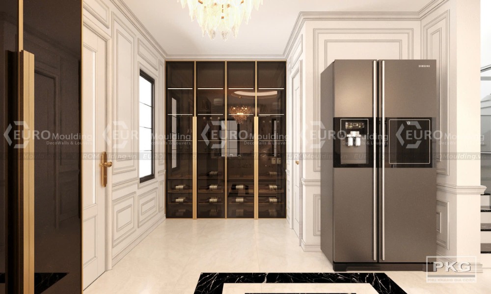 Mẫu phào chỉ phòng khách tinh tế