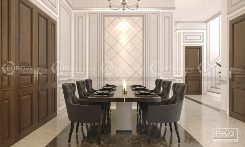Phào chỉ hiện đại đơn giản