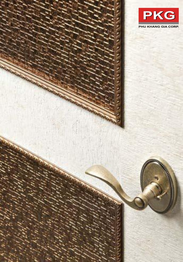 Phào chỉ màu đỏ đun kết hợp tường trắng sứ
