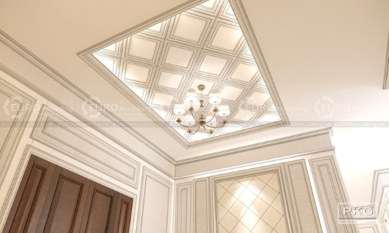 Phào chỉ phong cách hiện đại tối giản