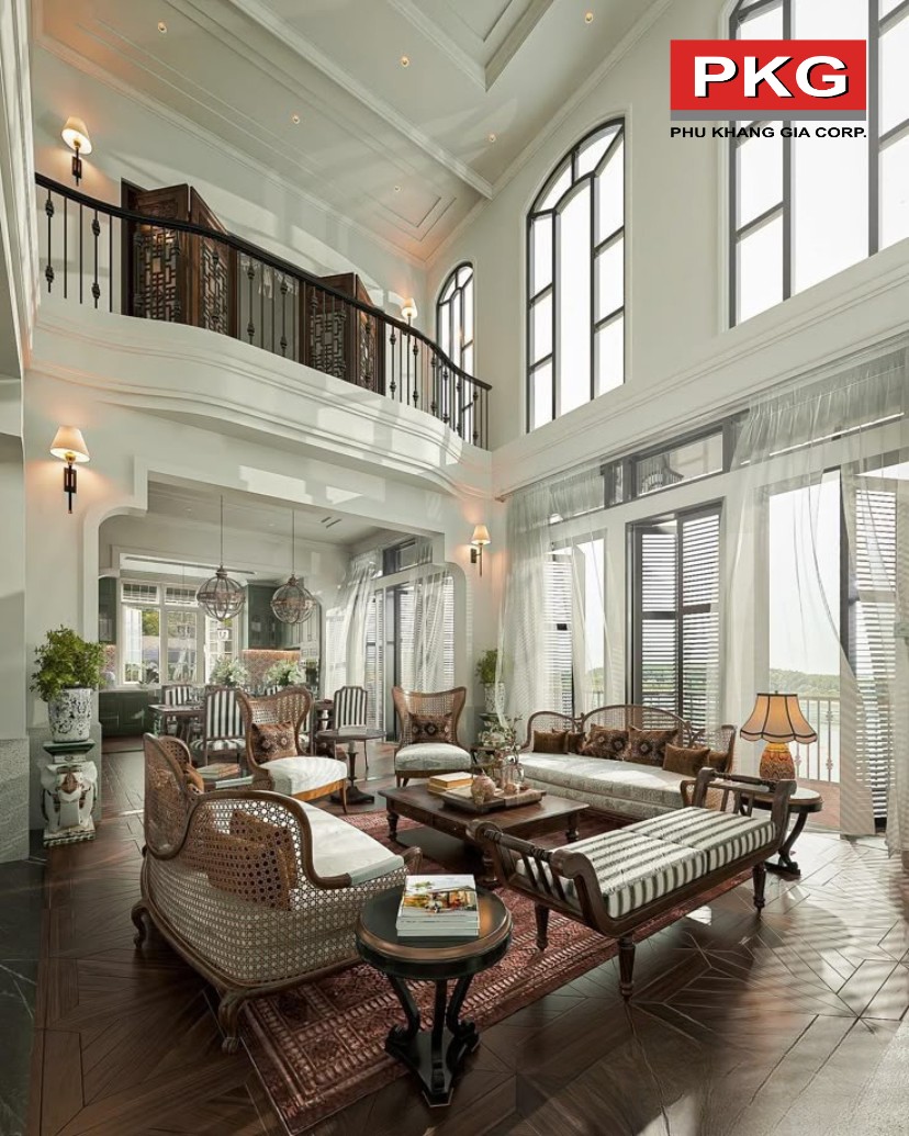 Phào chỉ phong cách Indochine