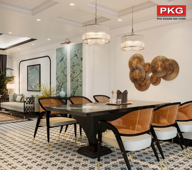 Phào chỉ tường nhà Indochine