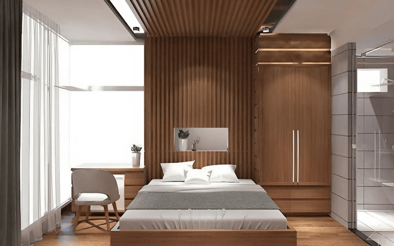 Trần nhựa giả gỗ bao nhiêu 1m2? 40 mẫu thi công đẹp mắt