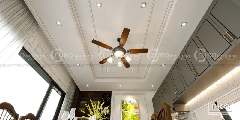 Ứng dụng phào chỉ trong trần nhà