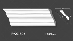 Phào Chỉ Trần Trắng Trơn 307