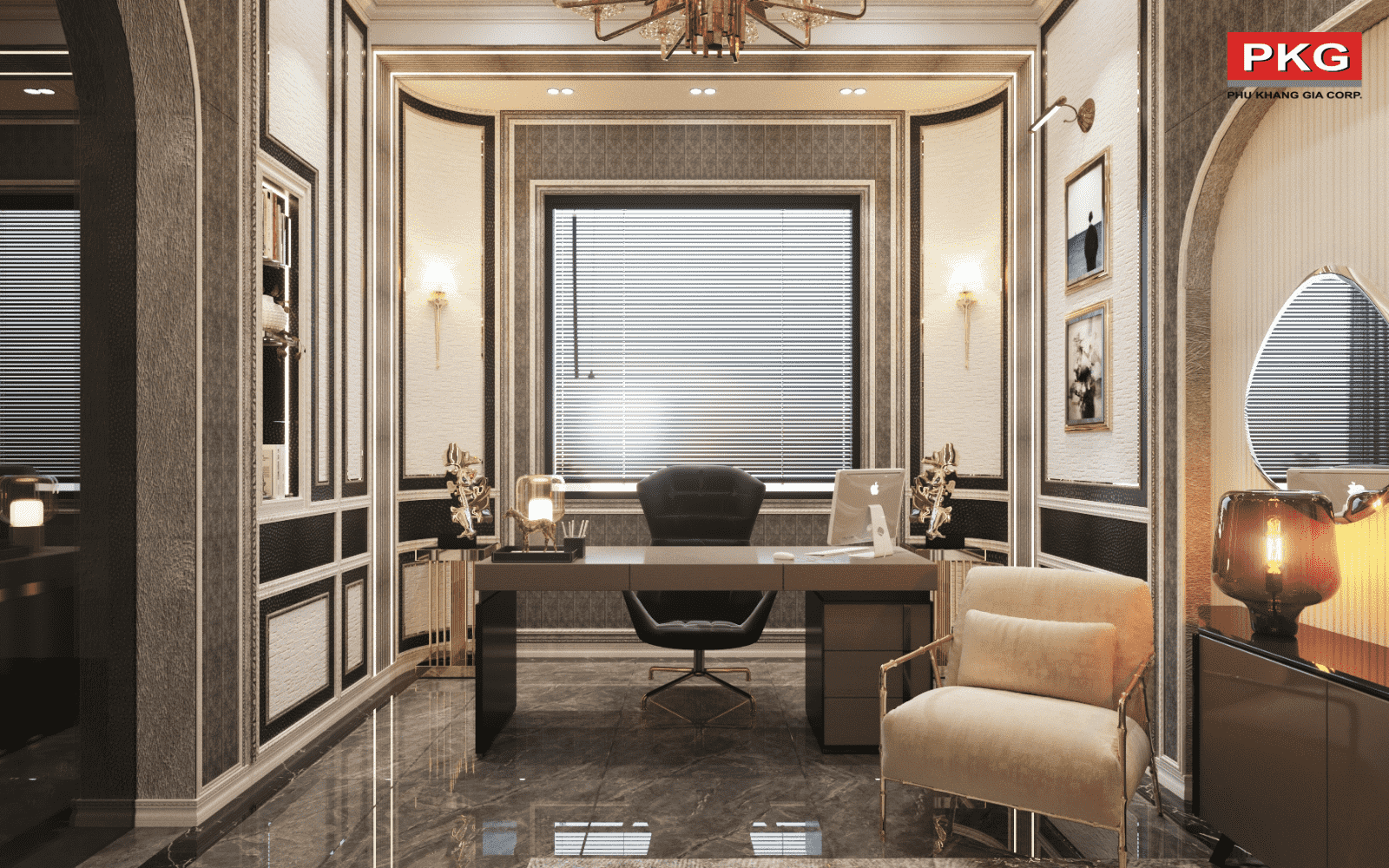 Cách thiết kế phào chỉ phong cách Contemporary
