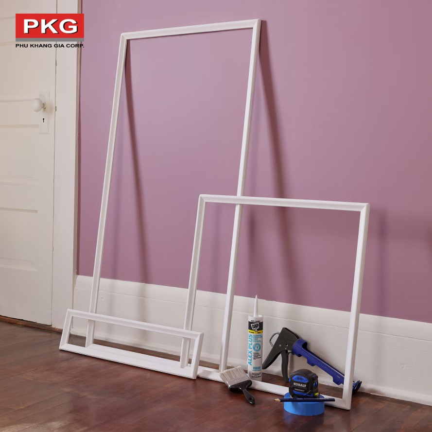 Cách lắp đặt phào chỉ khung tranh