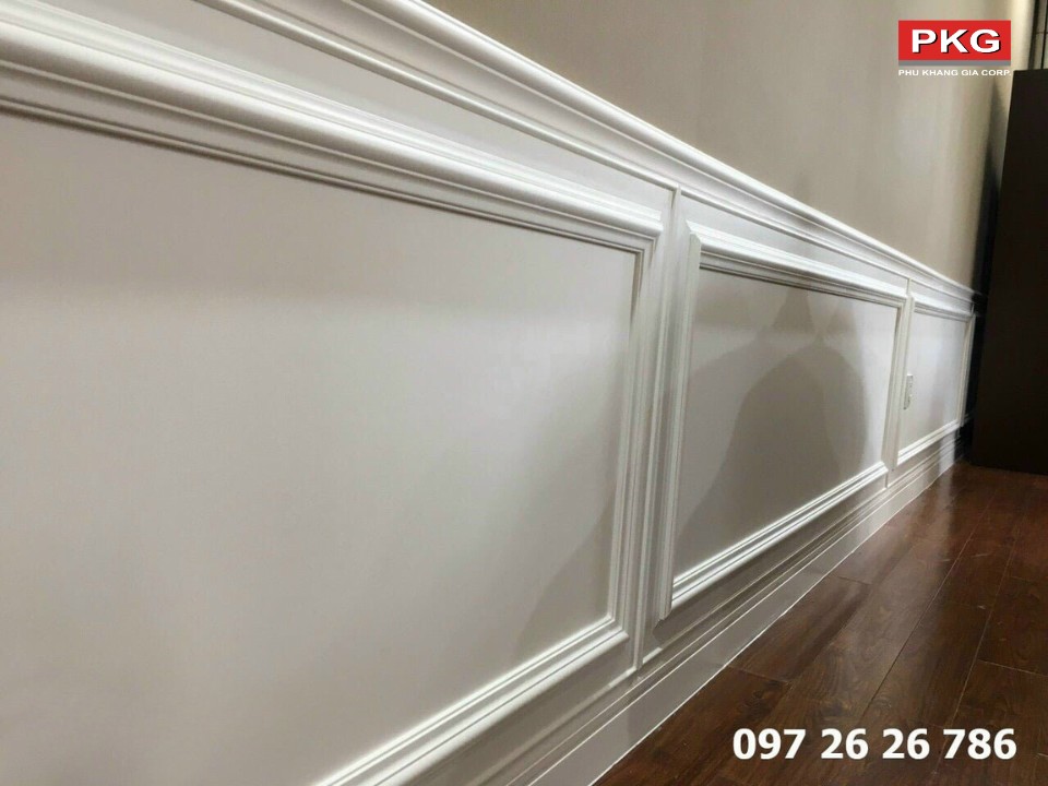Len chân tường với thiết kế chồng