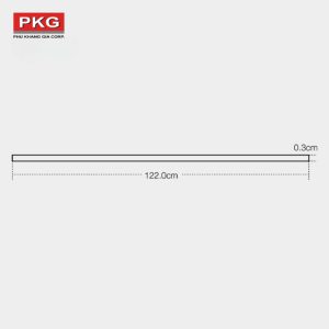 Mặt cắt tấm nhựa ốp tường SPC