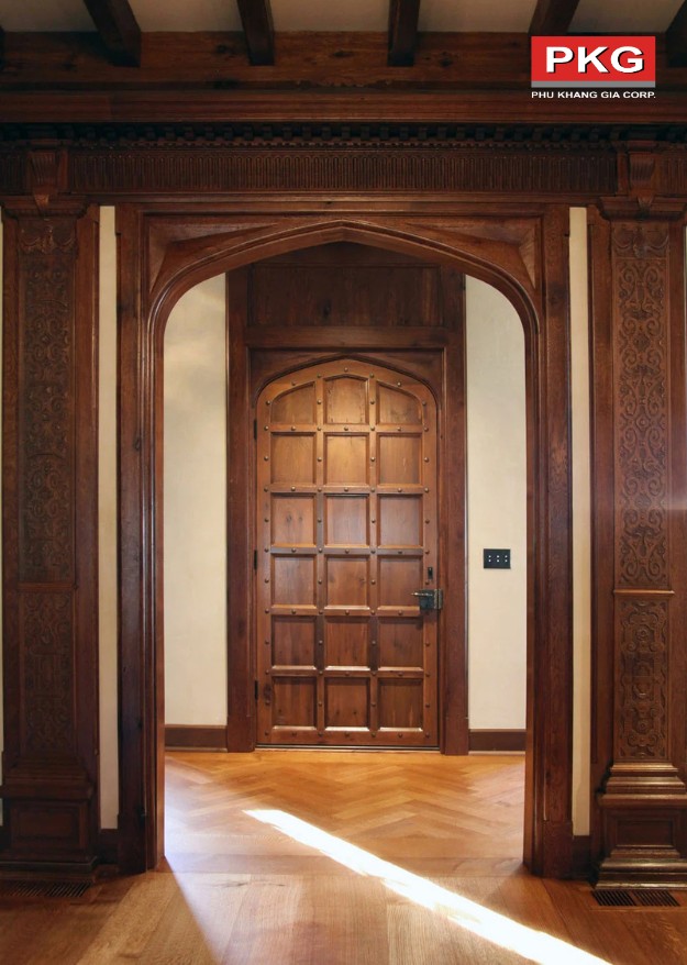 Phào chỉ phong cách Elizabethan hoặc Jacobean