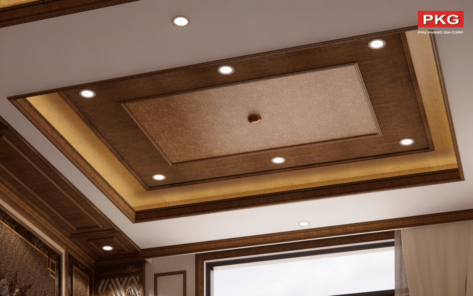 Trang trí trần nhà bằng tấm ốp trần