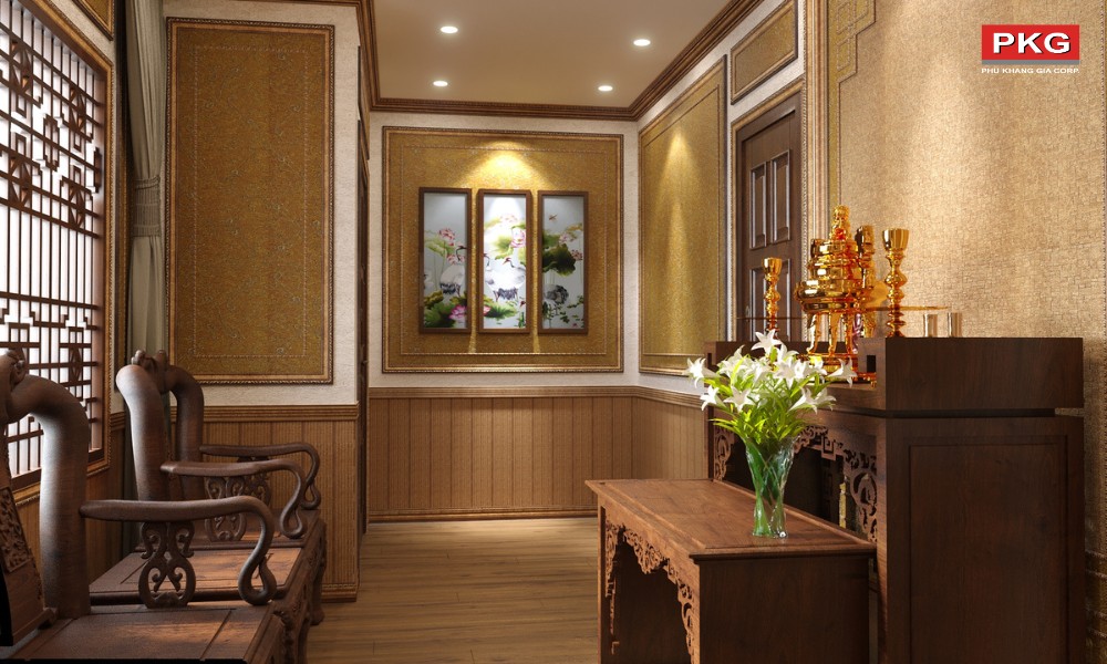 Tạo viền khung tranh với phào chỉ trần