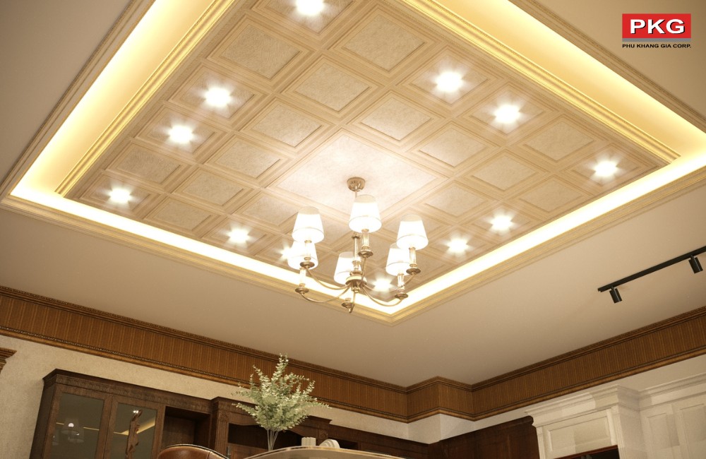 Trần nhà có cần phào chỉ không