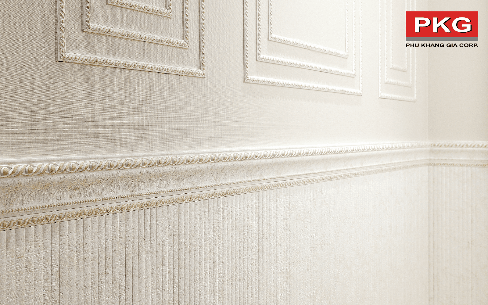 Phào chỉ lưng tường Phú Khang Gia mẫu 10