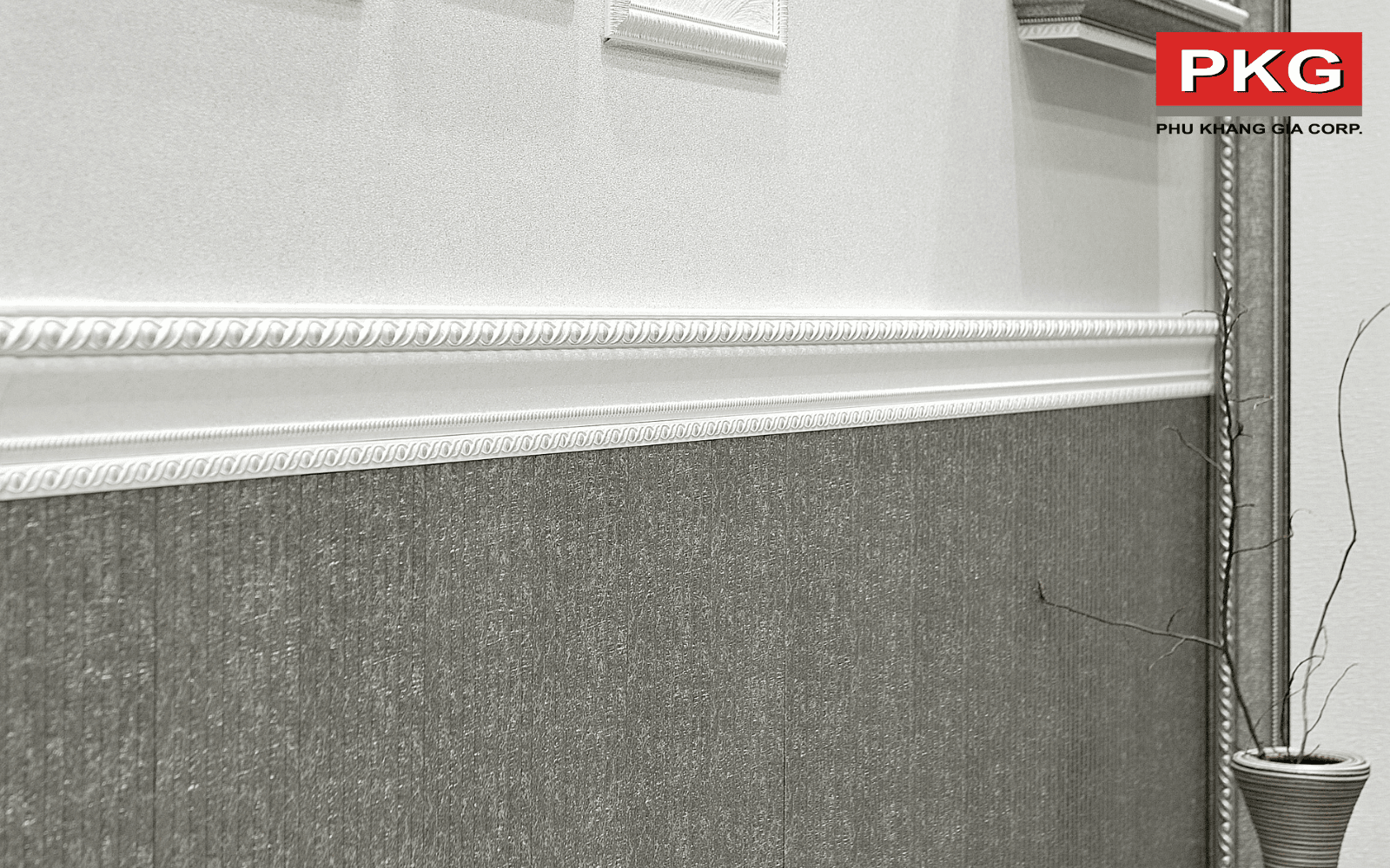 Phào chỉ lưng tường Phú Khang Gia mẫu 11