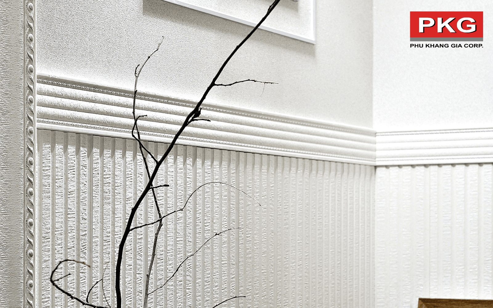 Phào chỉ lưng tường Phú Khang Gia mẫu 9