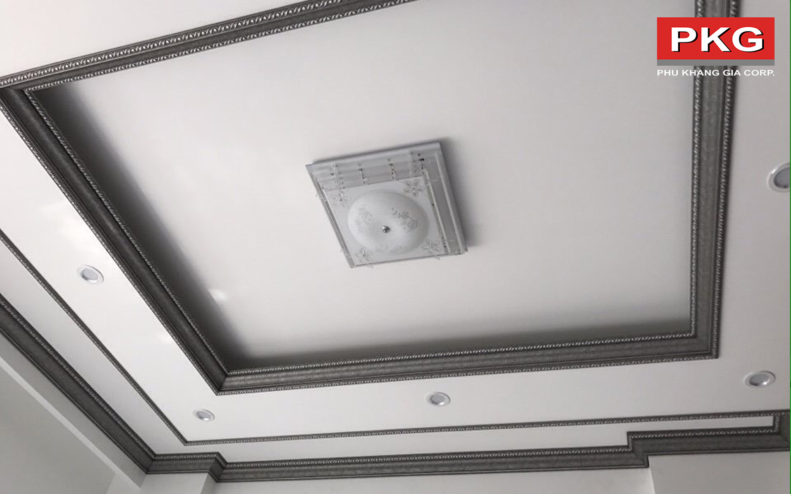Phào trần giả đá, giả gỗ mẫu 16