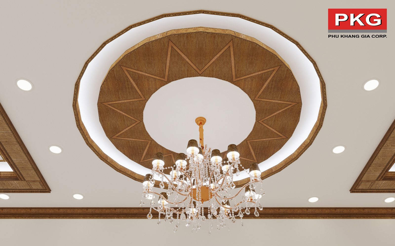 phào chỉ trần uốn cong mẫu 9