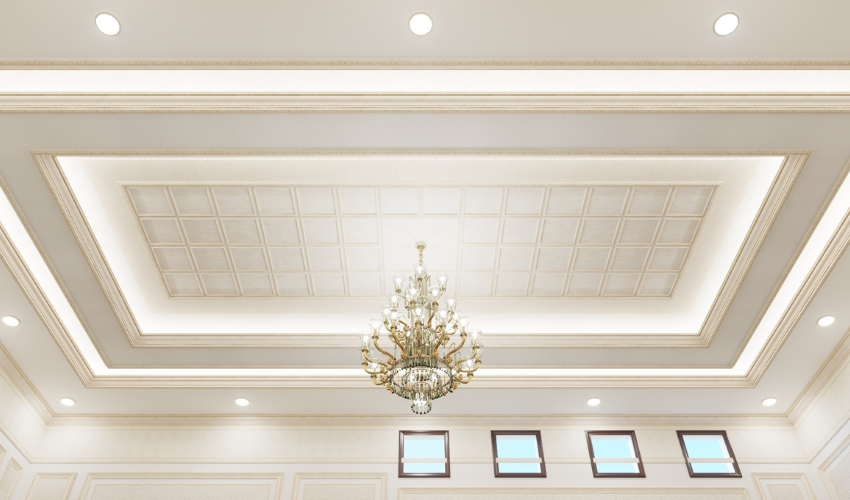 50+ Mẫu phào chỉ trần nhà nhựa PS đẹp, đơn giản