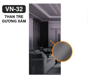Tấm ốp than tre gương xám VN32