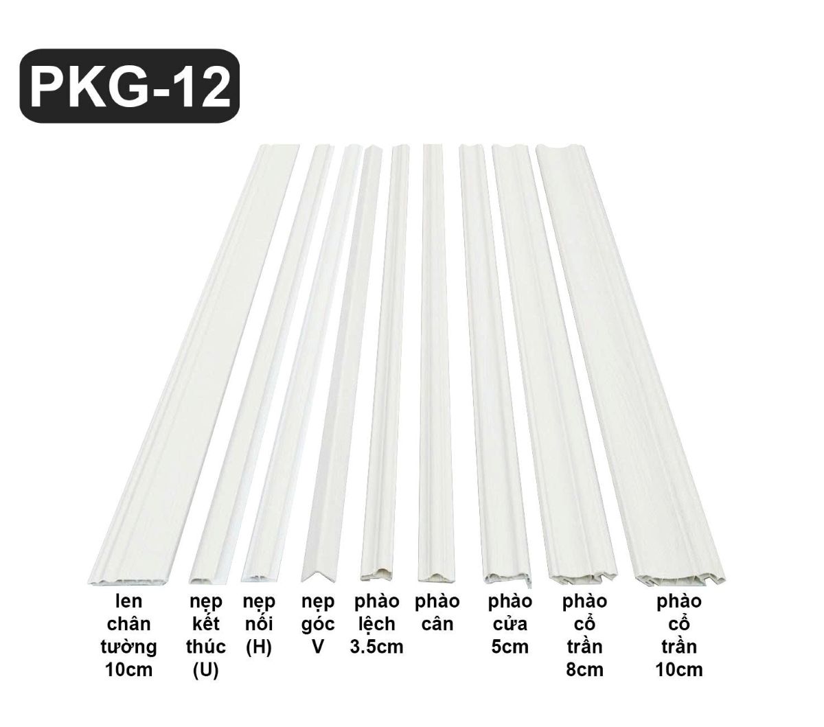 Phụ kiện tấm ốp nano PKG12